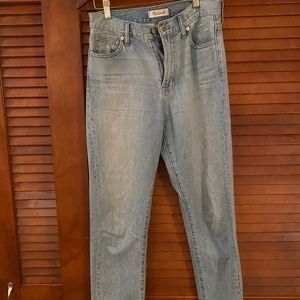 Madewell straight leg jeans